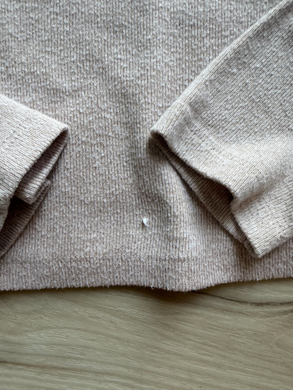 Light Beige ZARA Women's Mock Neck Sweater - Picture 4 of 6